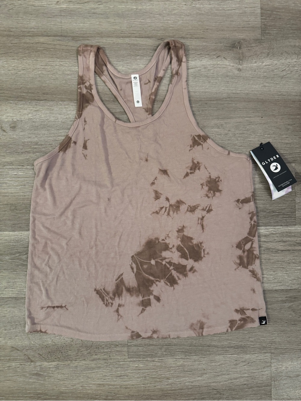 Glyder Lavender Tie Dye Sunrise Tank